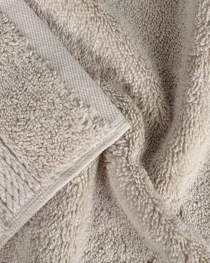 Superior Egyptian Cotton Pile Face Towel/Washcloth Set of 6, Ultra Soft Luxury Towels, Thick Plush Essentials, Absorbent Heavyweight, Guest Bath, Hotel, Spa, Home Bathroom, Shower Basics, Stone