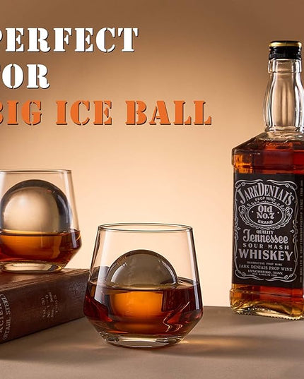 JBHO Premium Whiskey Glasses for Men - Set of 6-12 Oz Scotch Glasses - Old Fashioned Non-Lead Crystal Glass - Gift-Box Idea for Scotch Lovers/Glassware for Bourbon/Rum glasses/Bar Cocktail Glasses
