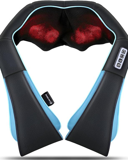 Mo Cuishle Shiatsu Back Shoulder and Neck Massager with Heat, Electric Deep Tissue 4D Kneading Massage, Best Gifts for Women Men Mom Dad, Fathers Day, Mothers Day, Christmas Gifts