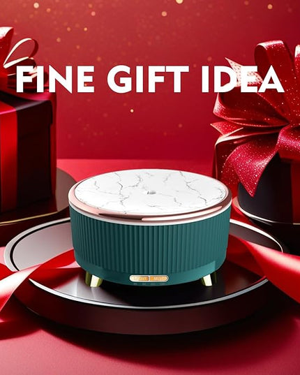 500ML Essential Oil Diffuser: Ultrasonic Aroma Diffuser with Remote Control for Spa Hotel Yoga Room - Humidifier for Bedroom with 7-Color Night Lights & Auto Shut-Off for Nursery/Women Home Relaxation