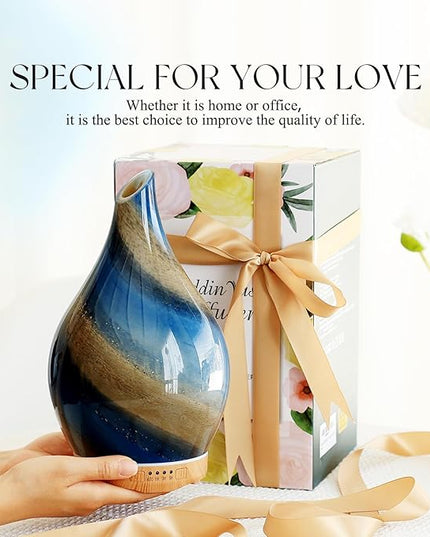 Porseme 280ml Essential Oil Diffuser Glass Color Changing Aroma Air Diffusers Aromatherapy Ultrasonic Cool Mist Humidifier 7 Running Hours Waterless Auto-Off for Sleeping, Yoga, Office, Spa (Galaxy)