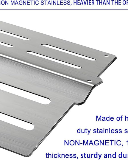 Genesis Grill Parts for Weber Genesis 300 Series Grills with Front Control Knob, 17.5" Flavorizer Bars 7620 Heat Deflectors 7622 Grill Grate 7524 for Weber Genesis E310 E320 E330 S310 S320 S330