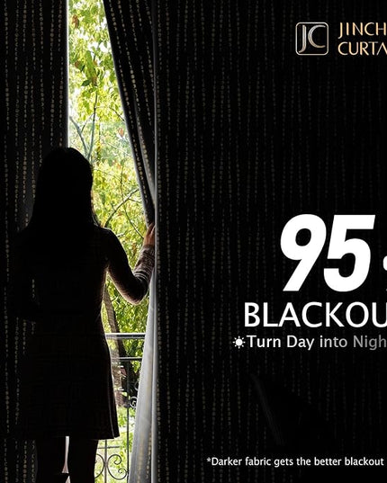 jinchan 95% Blackout Boho Curtains 63 Inch Long for Bedroom Moon Phases Printed Christmas Curtain Festive Holiday Golden on Black Drapes Rod Pocket Back Tab Xmas Curtains 2 Panels
