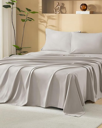 Litanika Oversized King Size Comforter Set with Sheets Linen - 7 Pieces Bed in a Bag Oversized King Boho Tufted Complete Bedding Sets with Comforter, Sheets, Pillowcases & Shams