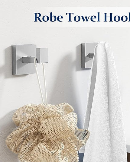 20-Pieces Brushed Nickel Bathroom Hardware Set, 24 Inch Bath Towel Bar Set, Stainless Steel Towel Racks for Bathroom Wall Mounted