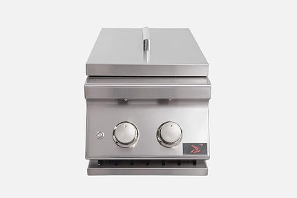 Whistler Built-in Propane Gas Stainless Steel Double Side Burner with NG Conversion Kits