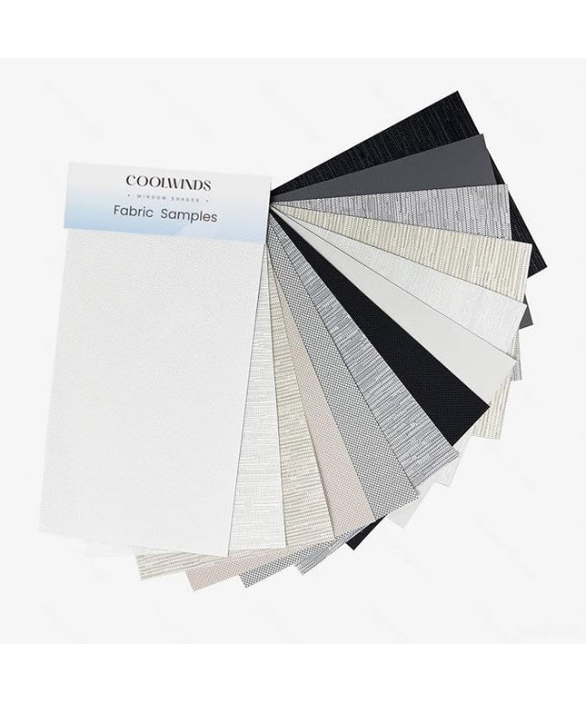 Motorized Blinds with Remote Smart Blackout Shades Electric Curtains Automatic Roller Blinds Shades for Indoor Windows Cordless with Alexa Google Home(Blackout Fabric Samples)