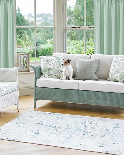 DWCN Blackout Curtains Room Darkening Thermal Insulated Bedroom Curtains Window Curtain Panels, 38 x 45 inches Long, Set of 2 Light Green Rod Pocket Drapes