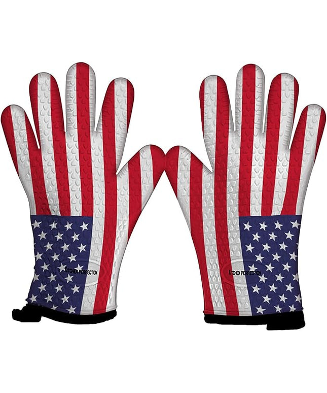 KITCHEN PERFECTION Silicone Smoker Oven Gloves -Extreme Heat Resistant BBQ Gloves -Handle Hot Food Right on Your Smoker Grill Fryer Pit|Waterproof Oven Mitts Grill Gloves |Superior Value Set+3 Bonuses