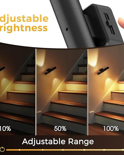 L LOHAS LED Night Light, Night Lights Plug into Wall, Auto Light Sensor 180° Rotating[2-Pack], Brightness Adjustable 0-100Lm, Soft White 3000K, Modern Nightlights for Bathroom, Hallway