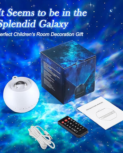 Star Projector Galaxy Light Projector ,15 Colors Star Lights for Ceiling Projector, 15 White Noises Galaxy Projector for Bedroom, Bluetooth+Remote+Timer Stars for Ceiling Projector Lights for Bedroom