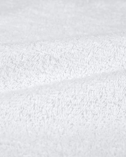 Amazon Basics 6 Piece hand towels for bathroom, Fade Resistant 100% Cotton Hand Towels, soft absorbent bathroom hand towels 6 - Pack (26''x16''), White