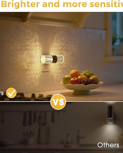 L LOHAS LED Night Light, Dimmable Night Lights Plug into Wall, 0-100LM Adjustable Brightness LED Night Light,Automatic Night Lights Plug in with Auto Light Sensor, for Bedroom Hallway Home Decor