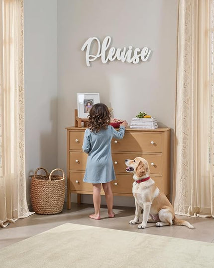 jinchan Winslow Sheer Curtains 96 Inch for Bedroom Living Room Embroidered Bordered Floral Nursery Curtains for Playroom Light Filtering, Ivory on Beige, 2 Panels, 50W x 96L
