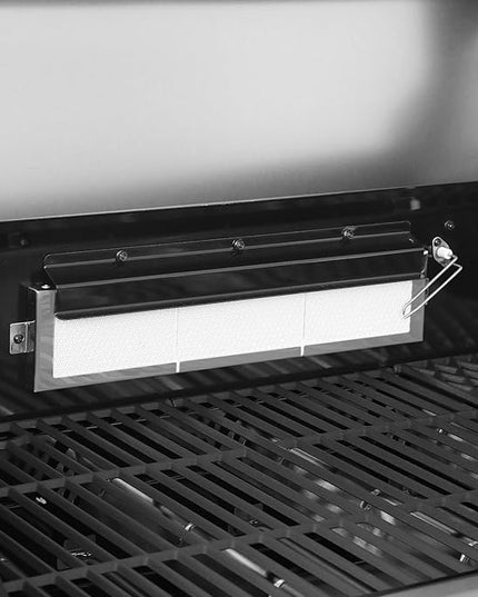 Royal Gourmet GA5403C 5-Burner Propane Gas Grill with Side Burner & Warming Rack, Outdoor BBQ Grill with 74,000 BTUs Output & 738 Sq. in. Cooking Area for Outdoor Barbecue, Coffee