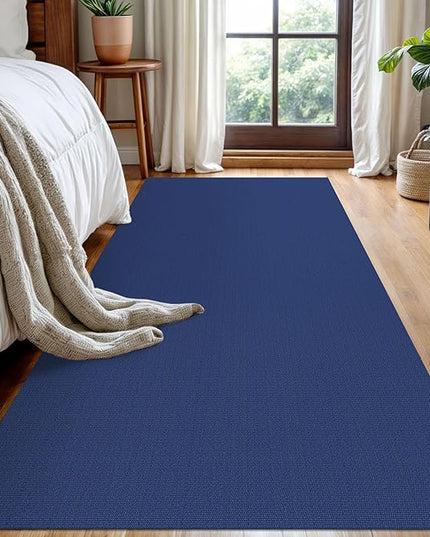 KOZYFLY Washable Runner Rug 3x8 ft Hallway Kitchen Runner Rugs with Rubber Backing Bobo Entryway Runner Indoor, Carpet Runners for Hall Entryway Bedroom, Royal Blue
