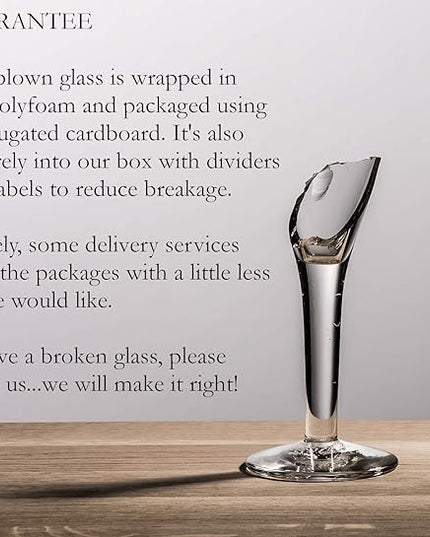 Dos Sueños Mexican Hand Blown Glass – Set of 4 Hand Blown Margarita Glasses Confetti Rock (16 oz) …