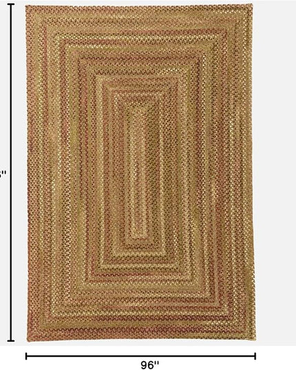 Capel American Heritage Foliage 8' 0" X 8' 0" Concentric Rectangle Braided Rug