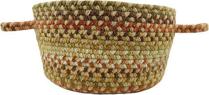 Capel American Heritage Olive Tan 0' 16" Basket Braided Rug