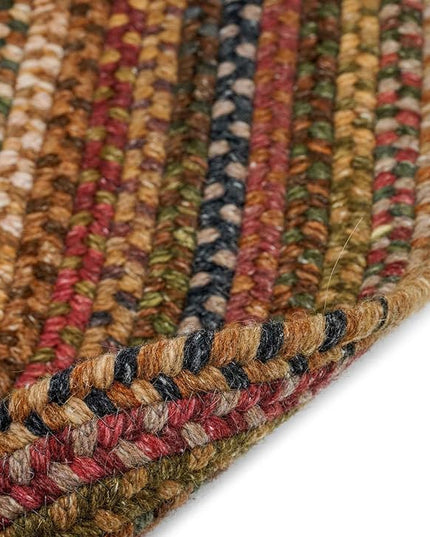 Capel American Heritage Woodstone 2'0"4'0" Oval Braided Rug