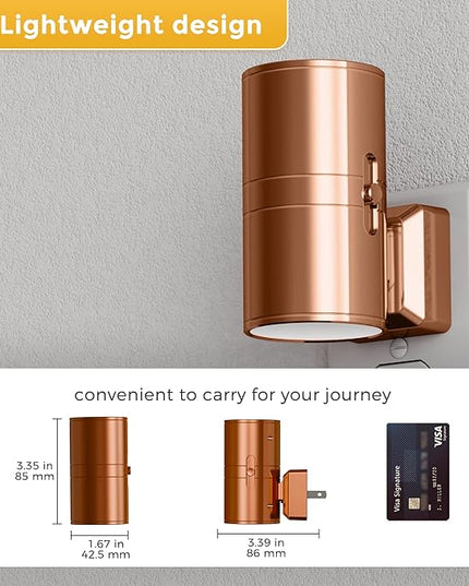 L LOHAS LED Night Light, Automatic Night Lights Plug into Wall, 2 Pack Nightlights with Light Sensor, 3000K Soft White 0-100LM Dimmable Modern Nightlight for Kids Bedroom Hallway
