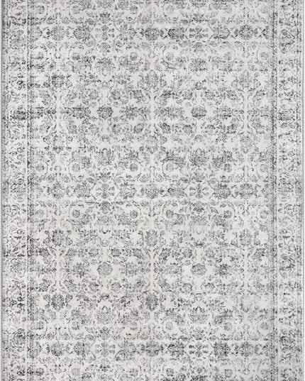 2x3 Washable Rugs Grey Blue White Small Area Rug for Entryway, Soft Non-Slip Indoor Door Mat Distressed Floral Low-Pile Neutral Vintage Carpet for Dorm Entrance Bedside Farmhouse