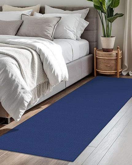 KOZYFLY Washable Runner Rug 2x7 ft Hallway Runner Kitchen Runner Rugs with Rubber Backing Bobo Entryway Runner Indoor, Carpet Runners for Hall Entrance Bedroom, Royal Blue