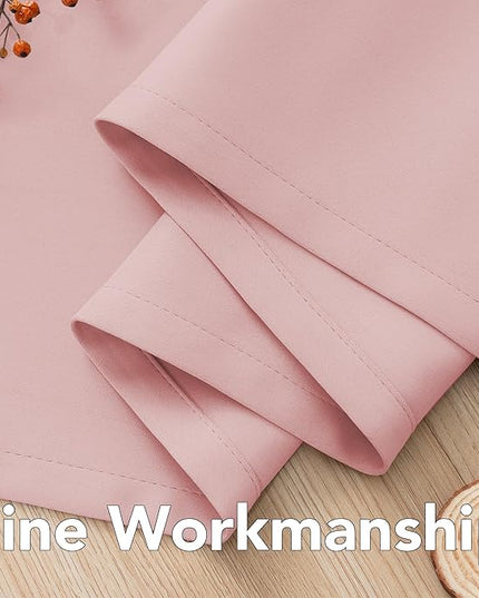 H.VERSAILTEX Blackout Curtains for Bedroom Thermal Insulated Room Darkening Living Room Curtains 84 Inch Long Grommet Privacy Protection Window Curtain Panels/Drapes for Nursery, 2 Panels, Baby Pink