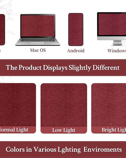 LAMIT Burgundy Red Velvet Curtains 108 Inch for Living Room, Vintage Thermal Insulated Theater Panels Room Darkening Back Tab and Rod Pocket Christmas Drapes for Bedroom, 2 Panels, 52 x 108 Inch
