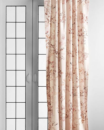 Maison d' Hermine Curtains for Living Room 100% Cotton 96 inch Length Two Panels Light Filtering Curtains for Bedroom Windows with Rod and Loop Pockets Drapes (Equinoxe Beige, 50" W x 96" L)