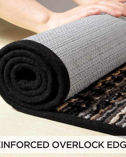 hicorfe Indoor Doormat,Front Back Door Mat Rubber Backing Non Slip Door Mats 24"x35" Absorbent Resist Dirt Entrance Doormat Inside Floor Mats for Entryway Washable Low-Profile