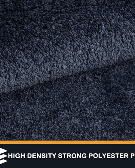 PURRUGS Dirt Trapping Door Mat 34" x 59", Non-Slip Machine Washable Entry Rug, Shoe Scraper, Dog Doormat, Super Absorbent Welcome Mat for Front & Back Door, Muddy Shoes & Paws, Navy Blue
