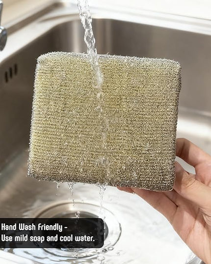 2-Pack Replacement Heads for Grill Brush, Bristle-Free Interwoven-Tech with Thermal-Sensitive Sponge, Compatible with Feasto 6-in-1 Outdoor Grill Brush