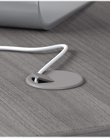 Bow Desk 72W x 36D Platinum Gray