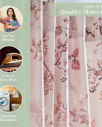 Maison d' Hermine Curtains for Living Room 100% Cotton 96 inch Length Two Panels Light Filtering Curtains for Bedroom Windows with Rod and Loop Pockets Drapes (Equinoxe Beige, 50" W x 96" L)