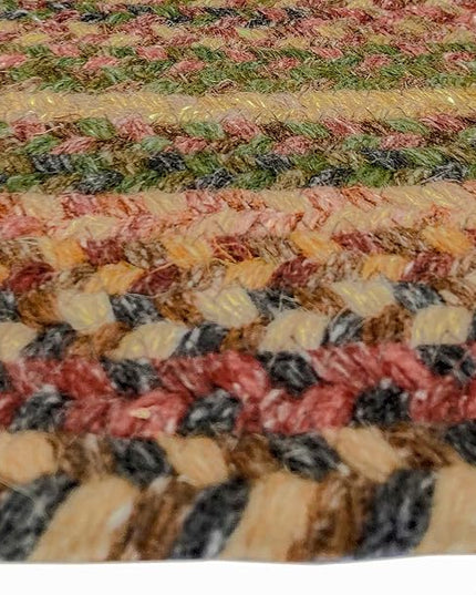 Capel American Heritage Woodstone 5'0"X5'0" Round Braided Rug