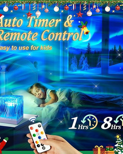 Christmas Gifts for Teens Northern Lights Projector,18 Color Gifts for Teen Boys Gifts for Teenage Girls,Remote Galaxy Projector for Bedroom Night Light for Kids Galaxy Light,Cute Room Decor Aesthetic