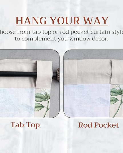 Maison d' Hermine Curtains for Living Room 100% Cotton 84 inch Length Two Panels Light Filtering Curtains for Bedroom Windows with Rod and Loop Pockets Drapes (Solstice Beige, 50" W x 84" L)