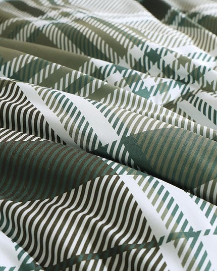 MaiRêve Olive Green Twin XL Comforter Set, Twin XL Bedding Sets for Boys Girls 5 Pieces for Dorm Farmhouse All Season Lightweight &Comfy with Fitted Sheet, Flat Sheet (Olive Green, 66"x90")