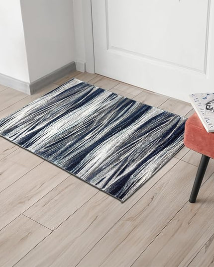 Keen Home Design Area Rugs - 2x3 Non-Shedding, Abstract Rugs for Kitchen, Living Room, Bedroom, Dining Room, Entryway - Size: 2' x 3', Multi