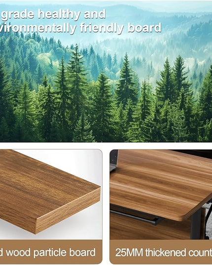 Conference Room Table with Flip-Top Design for Dynamic Meetings, Business Table Computer Desk with Heavy-Duty Frame,Foldable Seminar Meeting Tables for Home Office (2, C, 70.8IN)