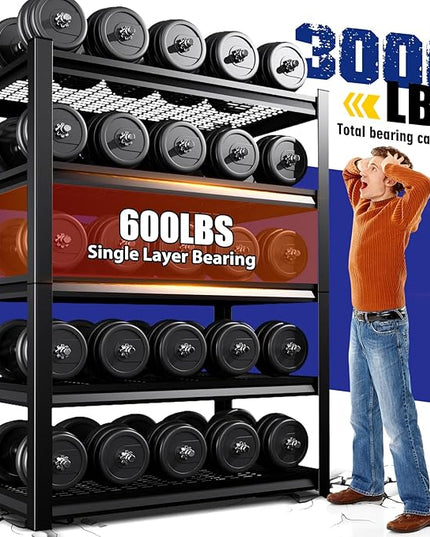 71"H Garage Shelving-3000LBS 5 Tier Storage Shelves,Adjustable Heavy Duty Metal Shelving Unit and Storage Large Wire Rack,Utility Steel Shelf For Shop Warehouse Industrial Pantry Basement 71"x35"x16"