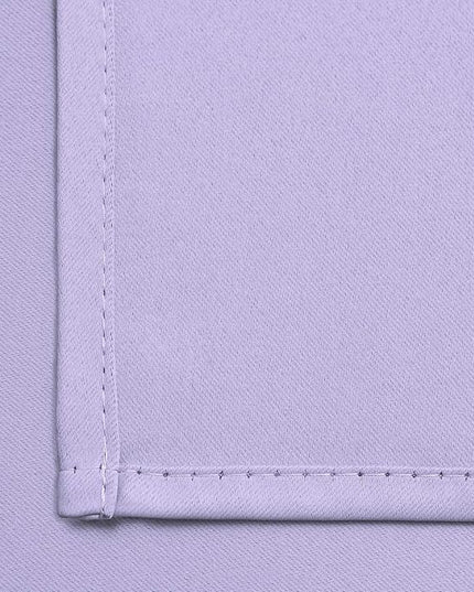 Yakamok Room Darkening Grommet Window Drapes Blackout Curtains Thermal Insulated Grommet Curtain Panels for Bedroom, 38W x 54L, Lilac, 2 Panels