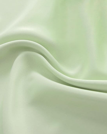 DONREN Light Green Blackout Curtains 48 inches Long for Short Window, Rod Pocket Thermal Insulated Energy Efficiency Window Draperies for Kids Room (2 Panels, 52-inch Wide by 48-inch Long)