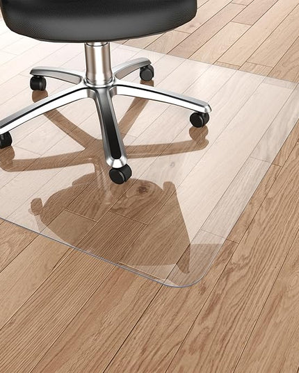 Warmstar Clear Office Chair Mat for Hardwood Floors, 36"x49" Heavy Duty Rolling Mat for Desk Chairs, No Curling, Suitable for Wood & Tile Floors in Office & Home