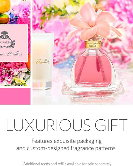 AGRARIA AirEssence Flower and Reed Diffuser Set, Handmade Sola Flower Botanical Home Fragrance Set, Scented Oil Reed Diffuser Gift for All Occasions