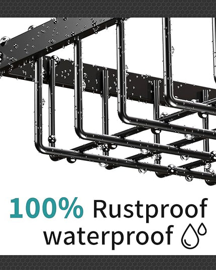 Sink Caddy Organizer with Wooden Handle, 2-Tier Rustproof Metal Sink Organizer Non-Slip Suction Cups, Multi-Functional Storage for Sponge, Soap Dispenser, Kitchen and Bathroom Countertop Accessories