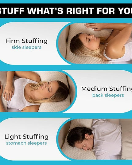 Xtreme Comforts Pillows for Sleeping - GreenGuard Gold Certified Adjustable King Memory Foam Pillow for Side, Back & Stomach Sleepers w/Removable Cooling Zipper Cover - Made in The USA