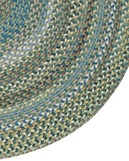 Capel American Heritage Sage 7'0"X7'0" Round Braided Rug
