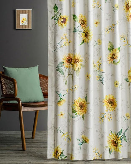 Maison d' Hermine Curtains for Living Room 100% Cotton 108 inch Length Two Panels Light Filtering Curtains for Bedroom Windows with Rod and Loop Pockets Drapes (Candice, 50" W x 108" L)